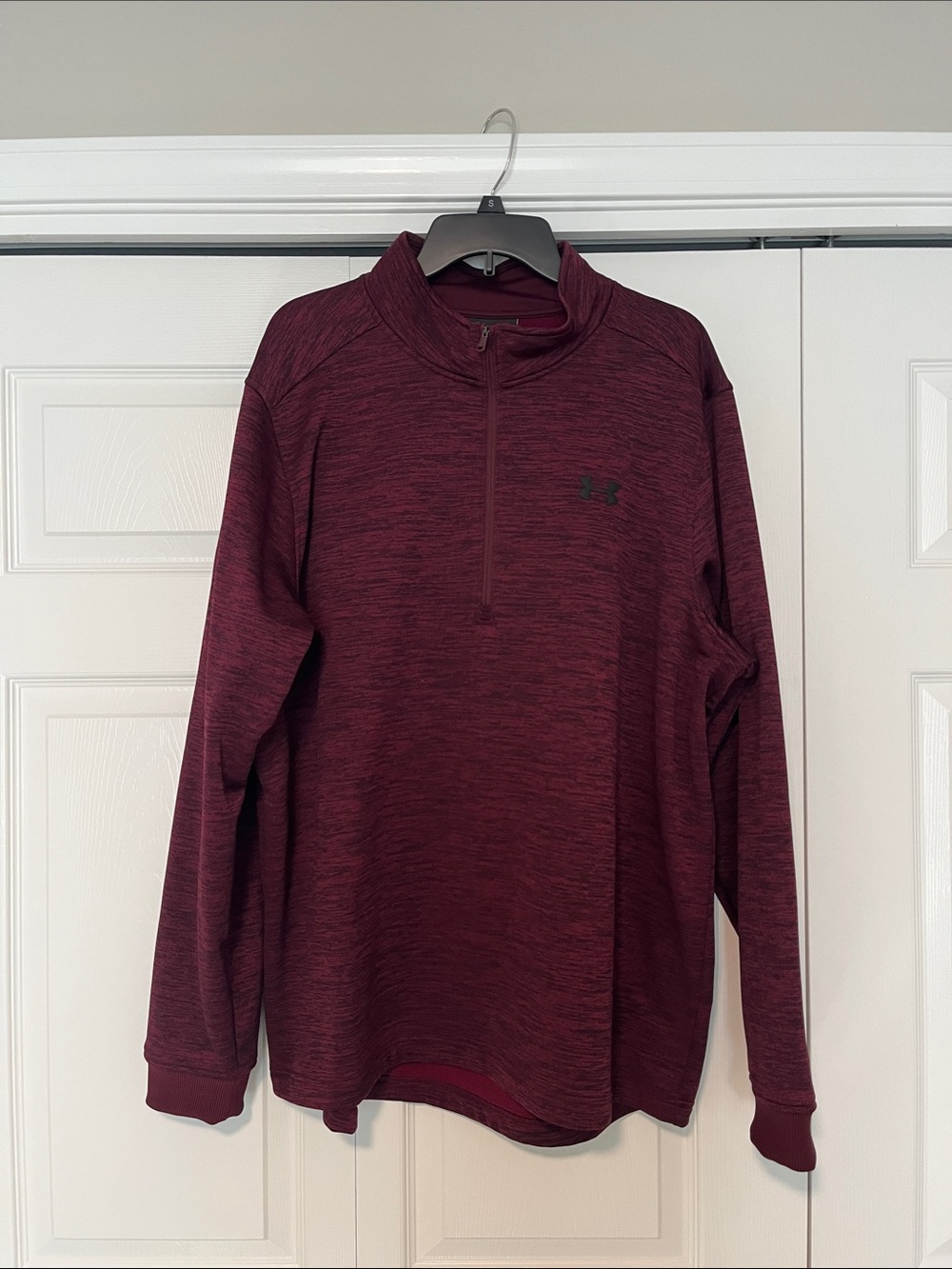 Under Armour Men's Burgundy Quarter-Zip Performance Pullover